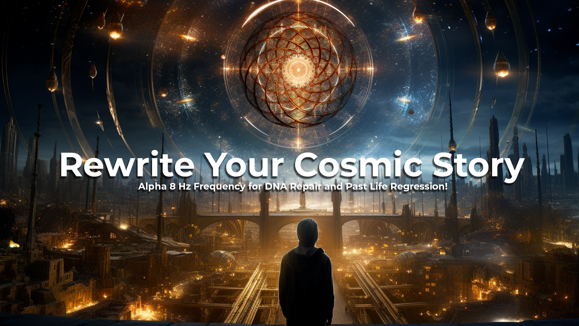 Rewrite Your Cosmic Story: Alpha 8 Hz Frequency for DNA Repair and Past Life Regression