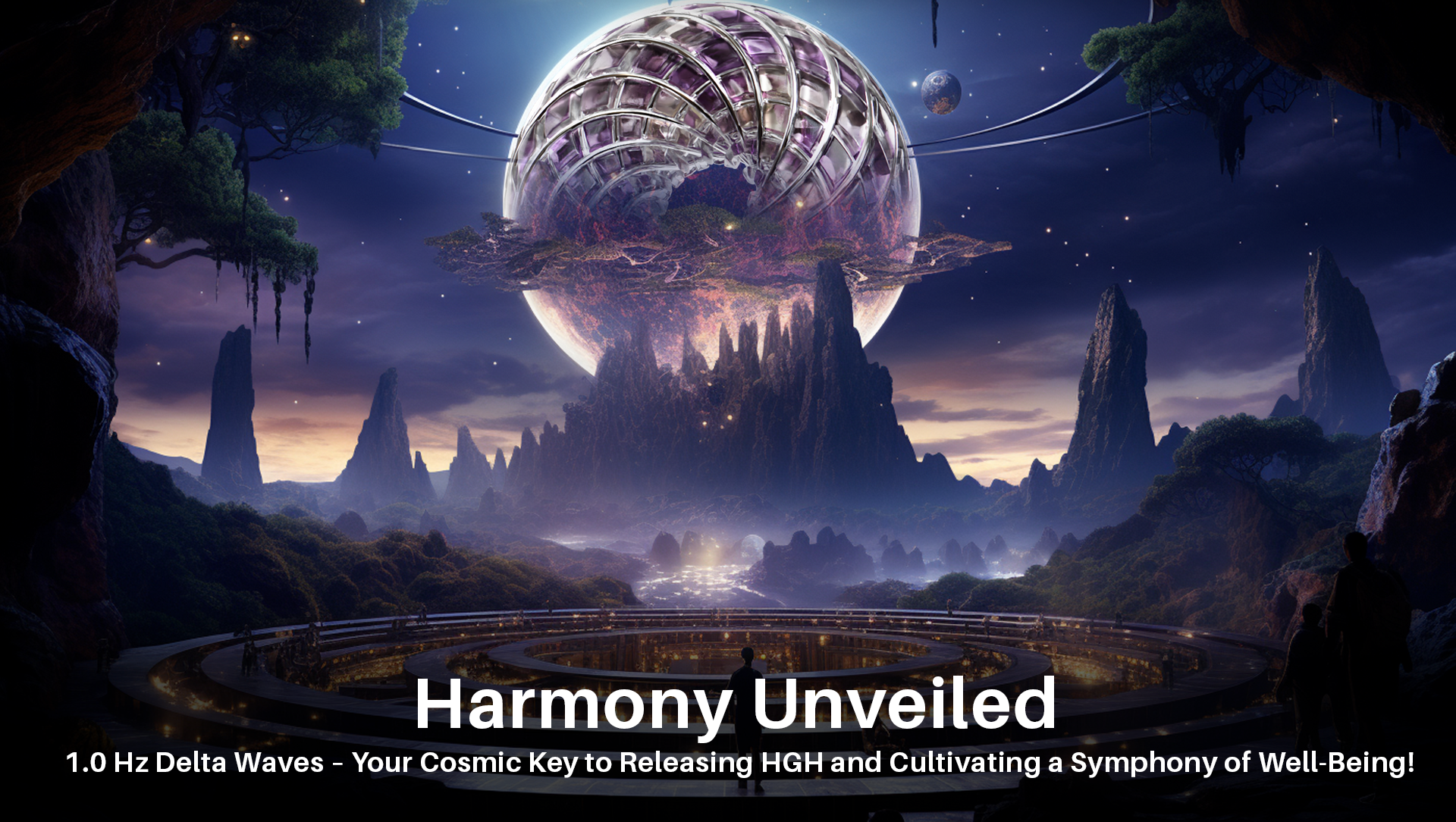 Harmony Unveiled: 1.0 Hz Delta Waves – Your Cosmic Key to Releasing HGH and Cultivating a Symphony of Well-Being!