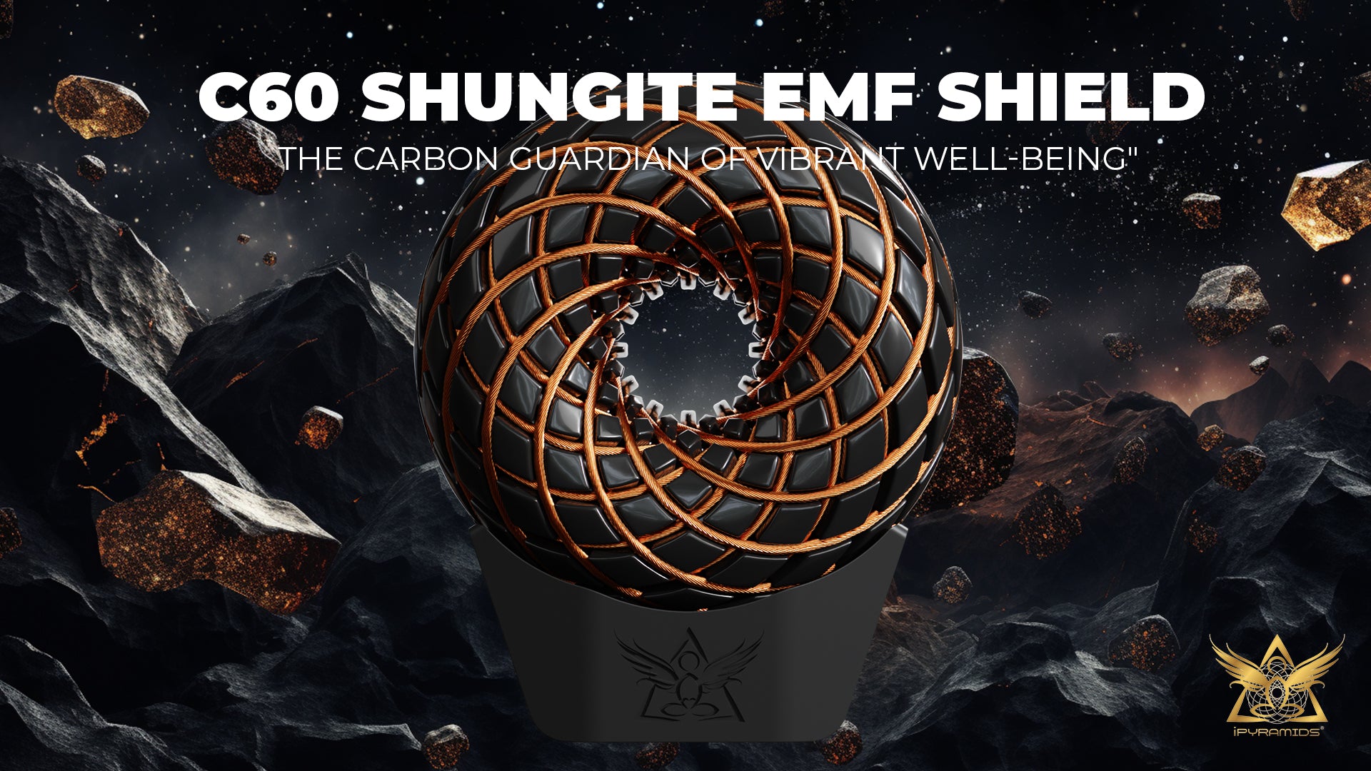 C60 Shungite EMF Shield: The Carbon Guardian of Vibrant Well-being