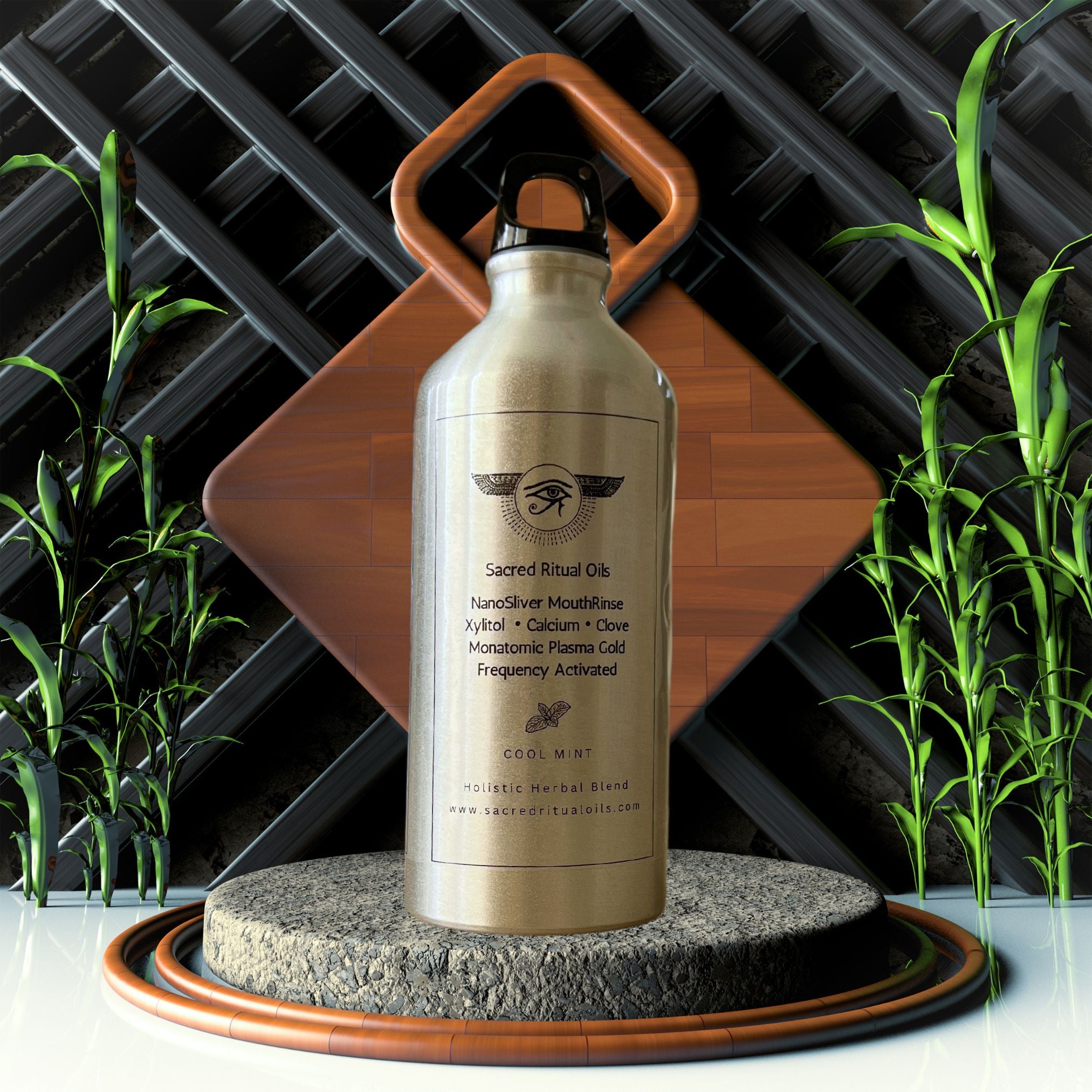 Nano Silver MouthRinse with Monatomic Plasma Gold - iPyramids