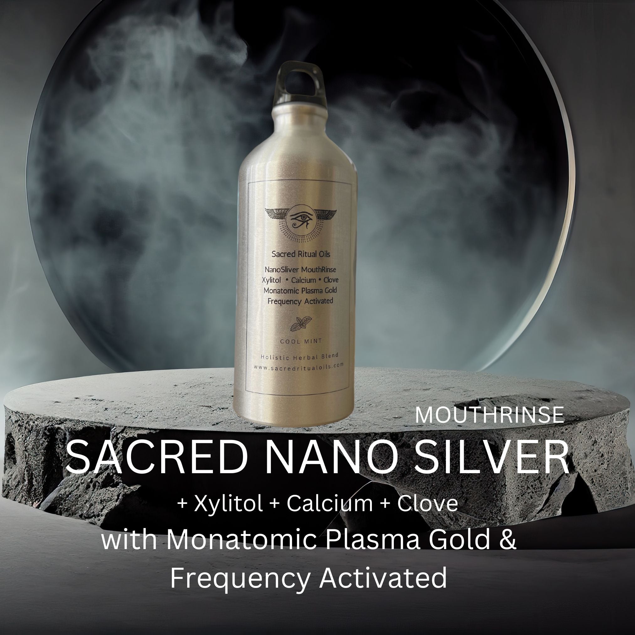 Nano Silver MouthRinse with Monatomic Plasma Gold - iPyramids