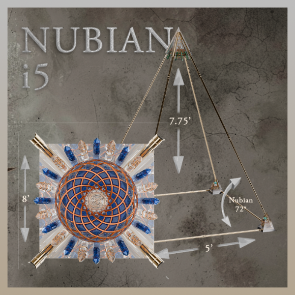 iPyramid i5 Nubian Energy, EMF Shield, Quantum Healing