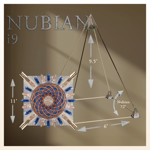 Nubian iPyramids i9: Unleashing the Transformative Power of the Tachyon Vortex Field for Ultimate Healing & 5G Protection - iPyramids