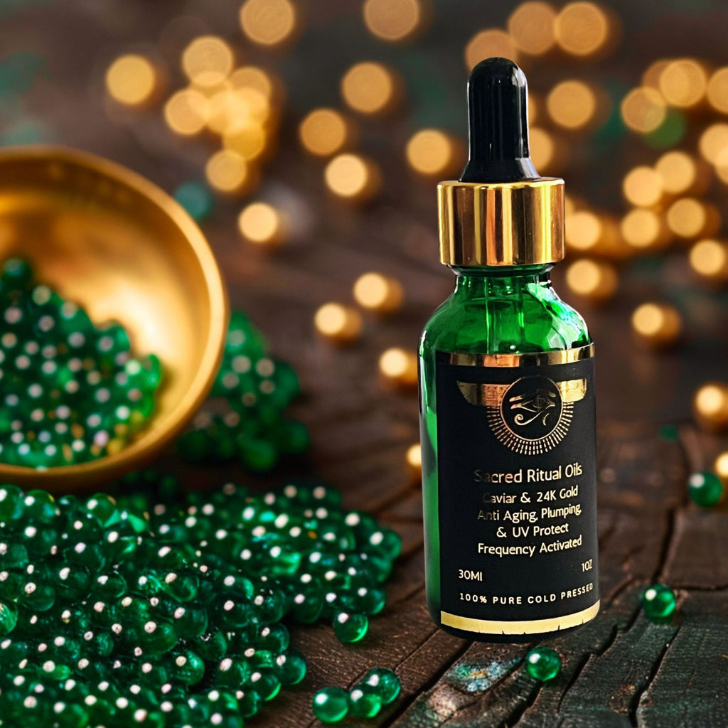 Green Caviar & 24K Gold Anti-Aging, Plumping, & UV Protect Elixir - iPyramids