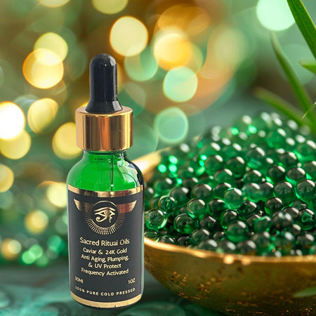 Green Caviar & 24K Gold Anti-Aging, Plumping, & UV Protect Elixir - iPyramids