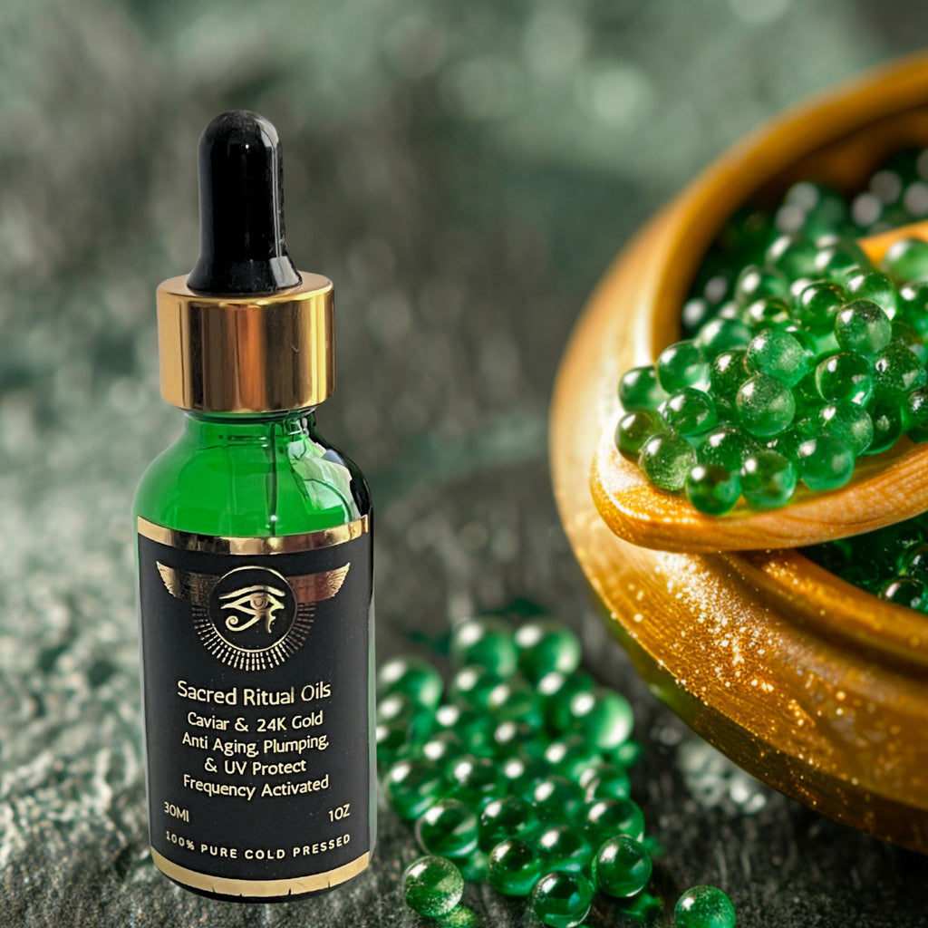 Green Caviar & 24K Gold Anti-Aging, Plumping, & UV Protect Elixir - iPyramids