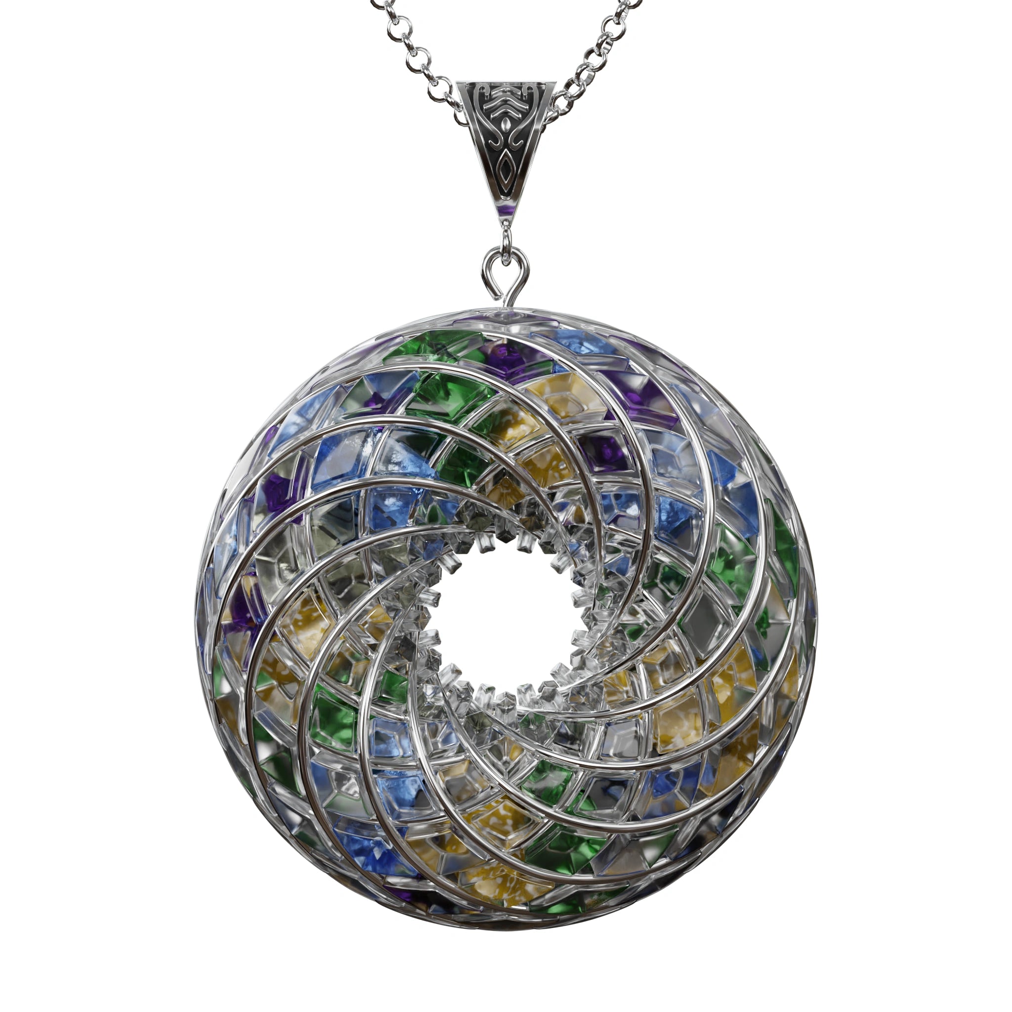 Classic Custom iTorus iZ Crystal Toroidal Pendant