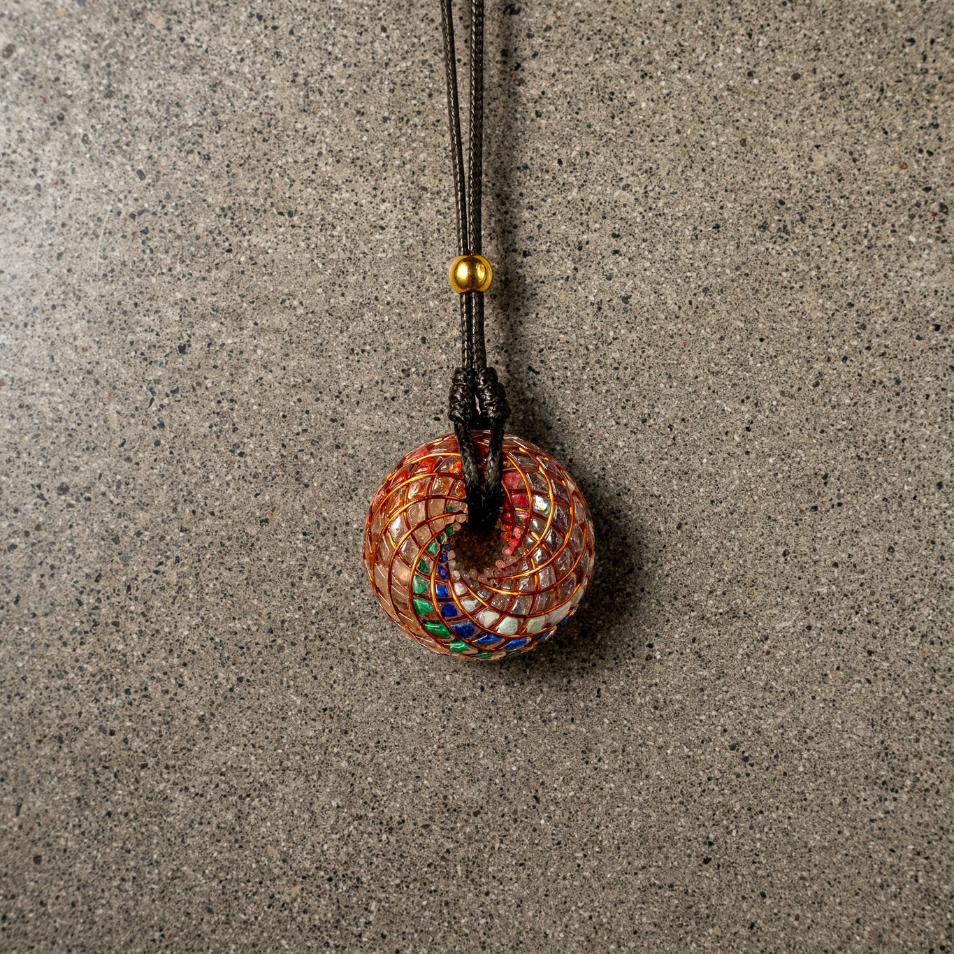 Full Spectrum iTorus iZ Crystal Toroidal Pendant