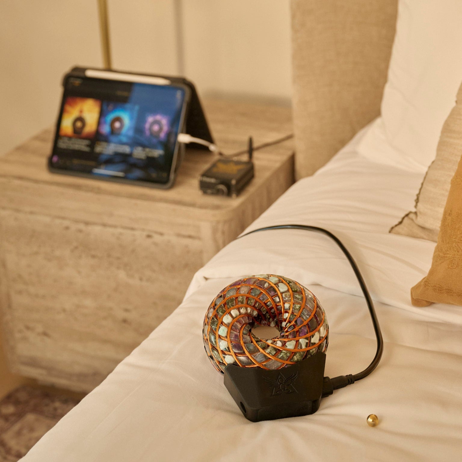 Custom Superluminal Spiral - iTorus i5 Portable PEMF Healing Device