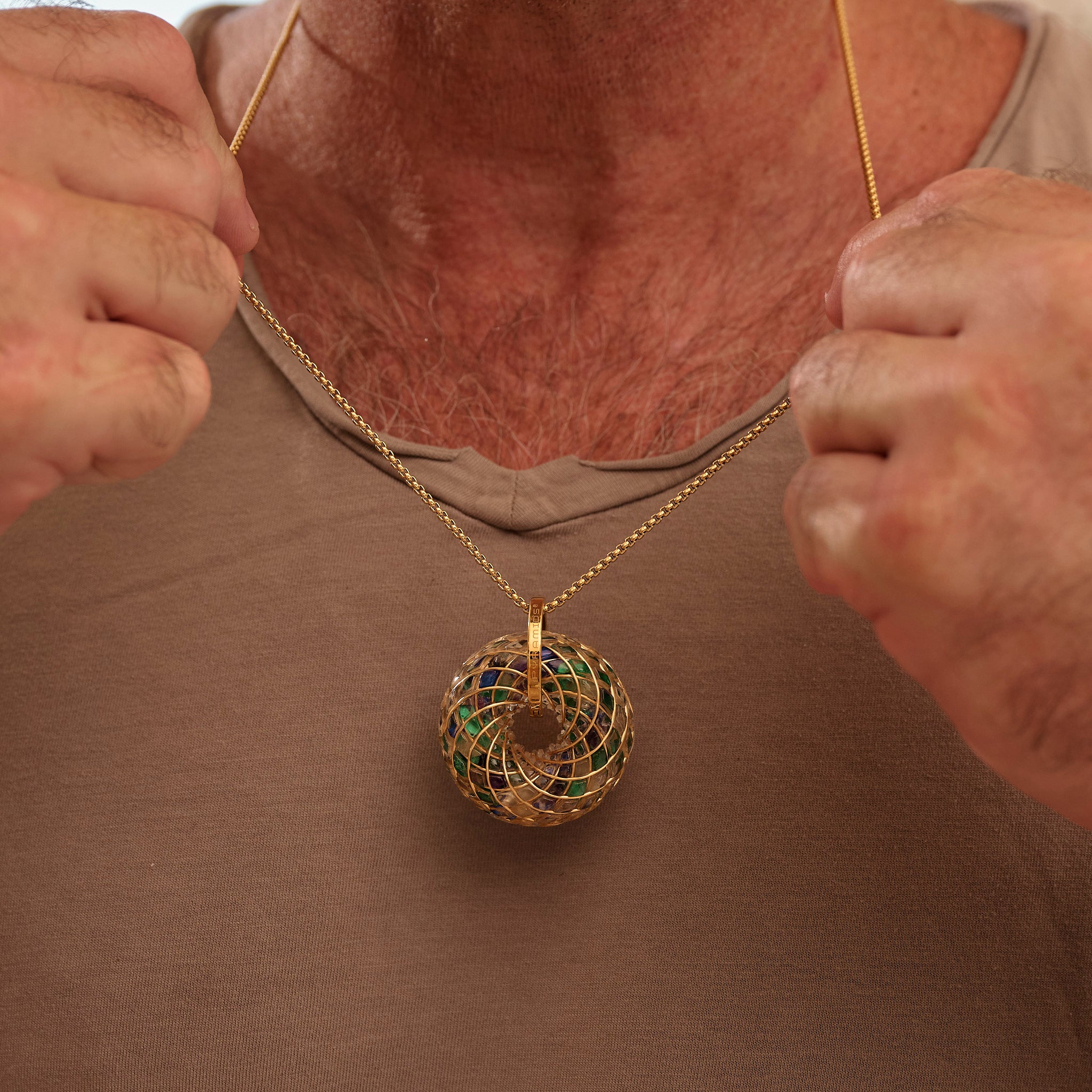 Classic Custom iTorus iZ Crystal Toroidal Pendant