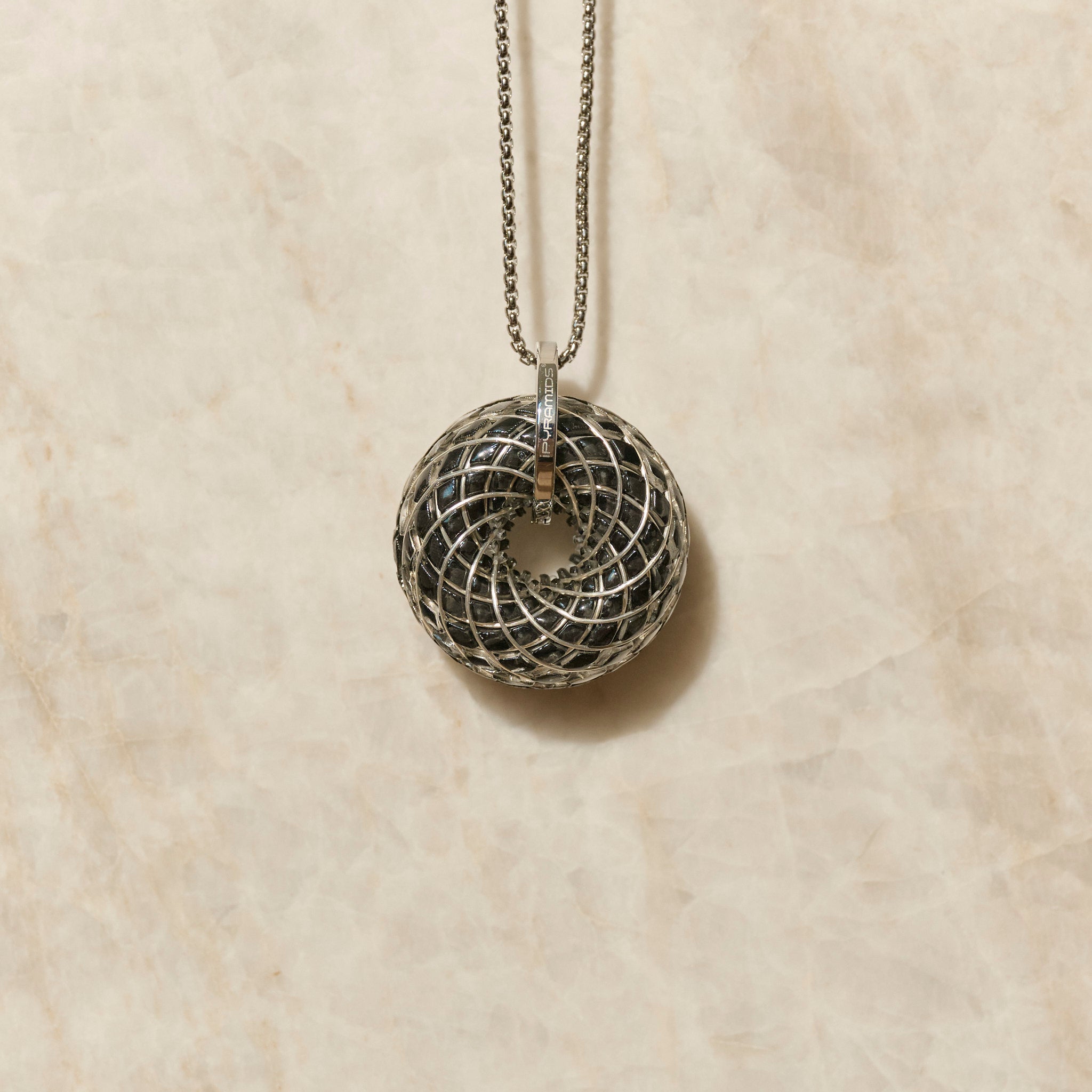 C60 Shungite - iTorus iZ Crystal Toroidal Pendant