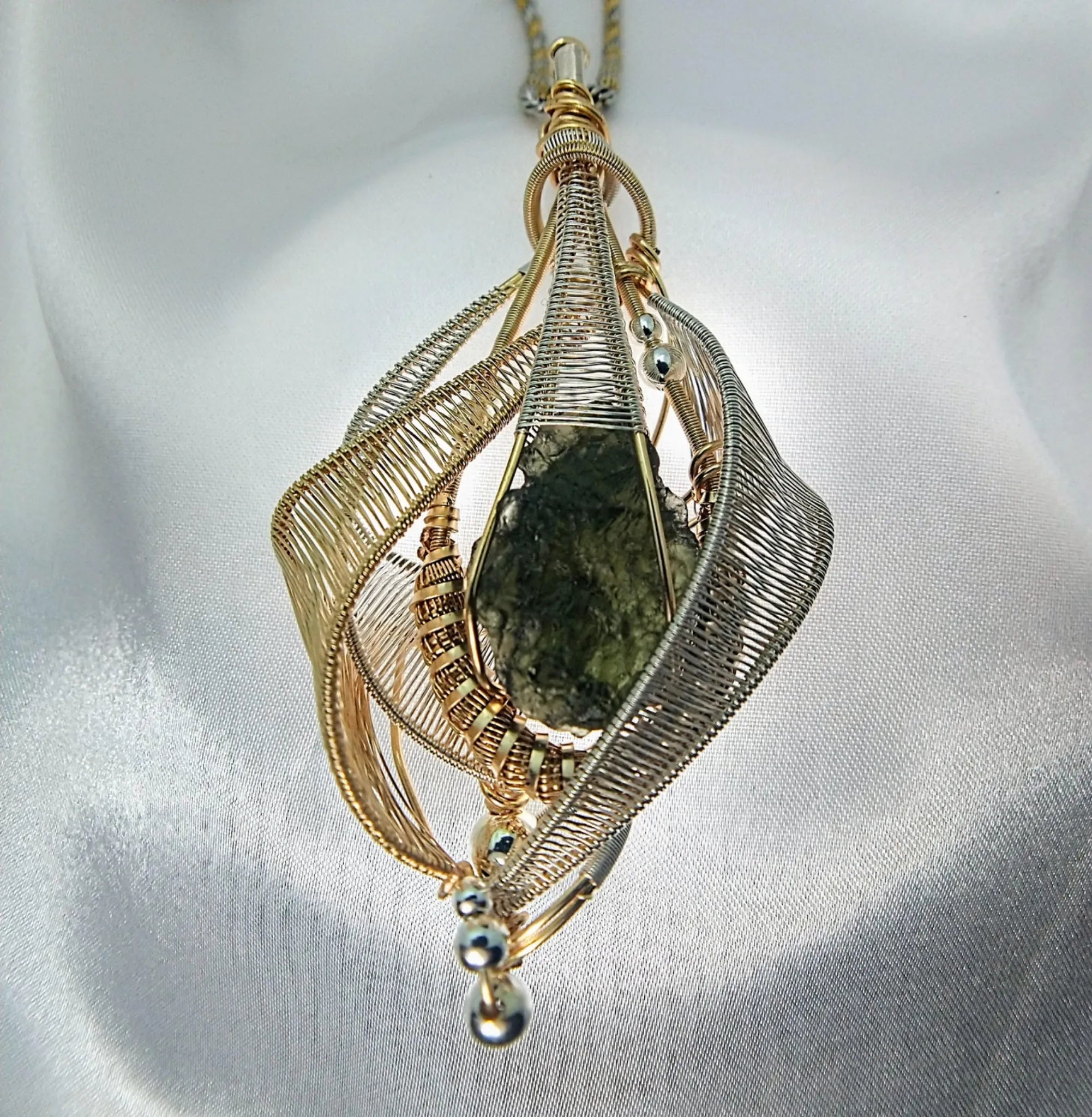 Scalar Vessel: Moldavite Amulet