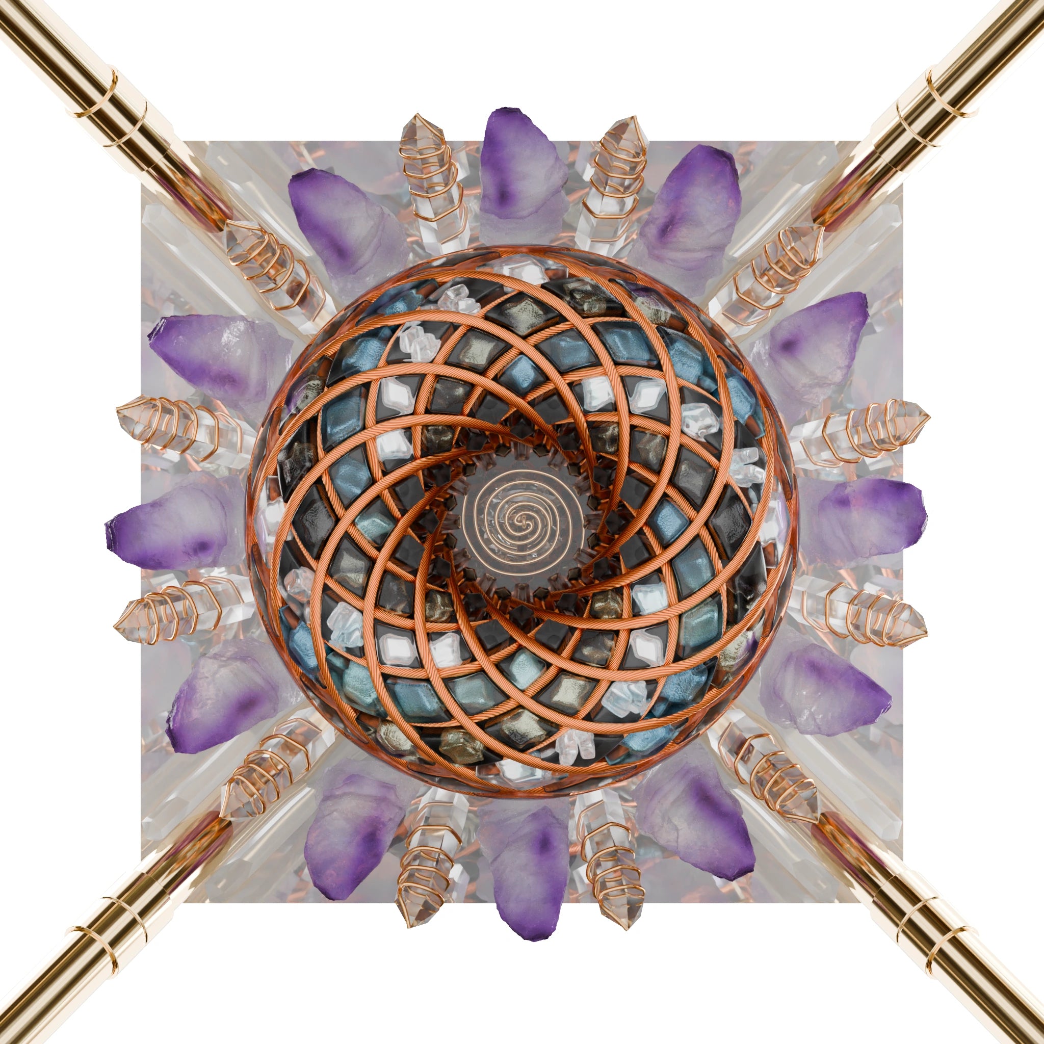 Custom Superluminal Spiral – iPyramids i9 Giza Quantum Vortex & Shield