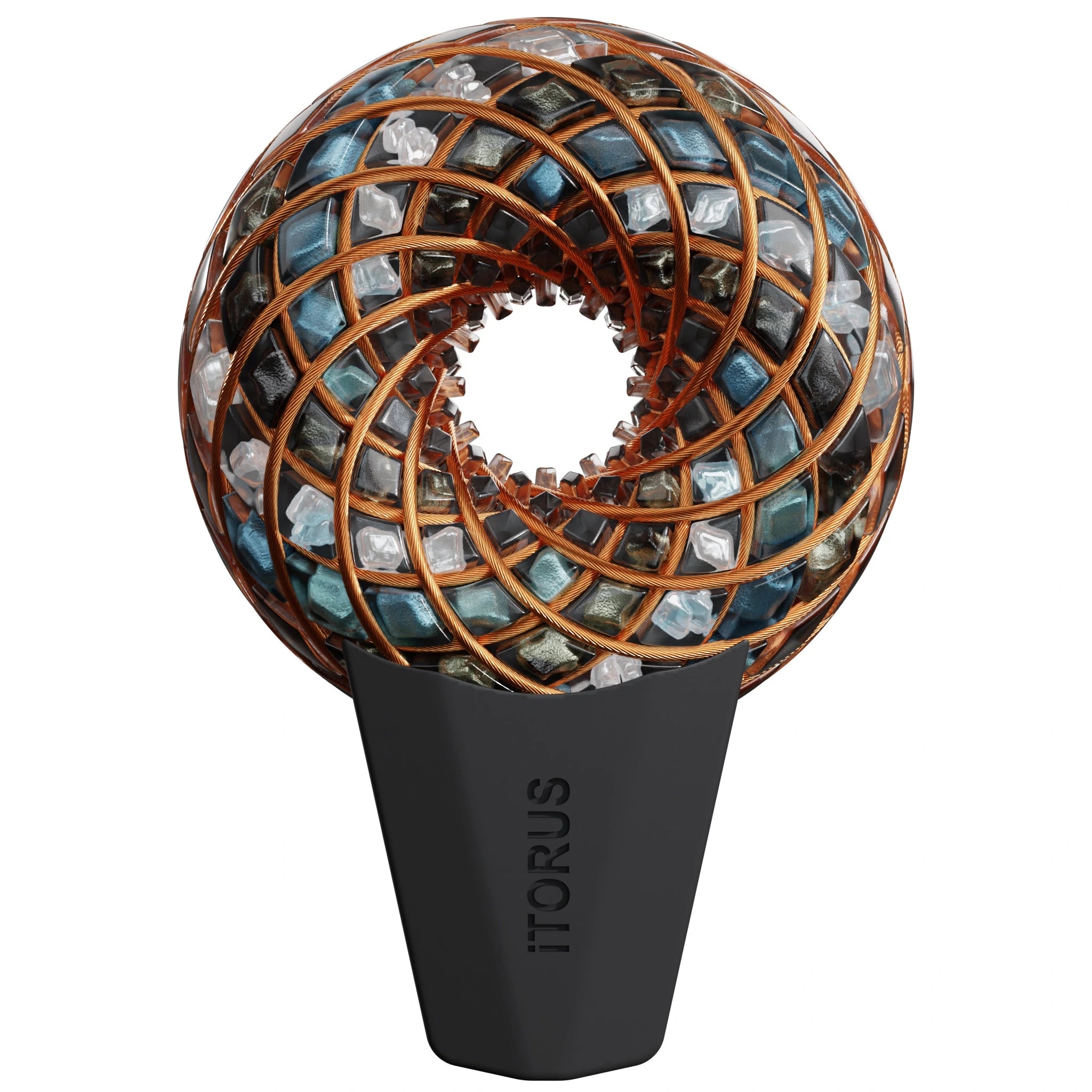 Custom Superluminal Spiral - iTorus i1 Portable PEMF Healing Device