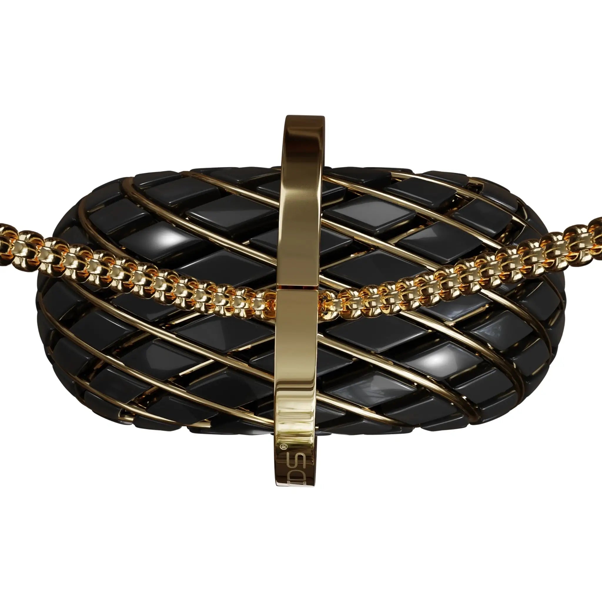 C60 Shungite - iTorus iZ Crystal Toroidal Pendant