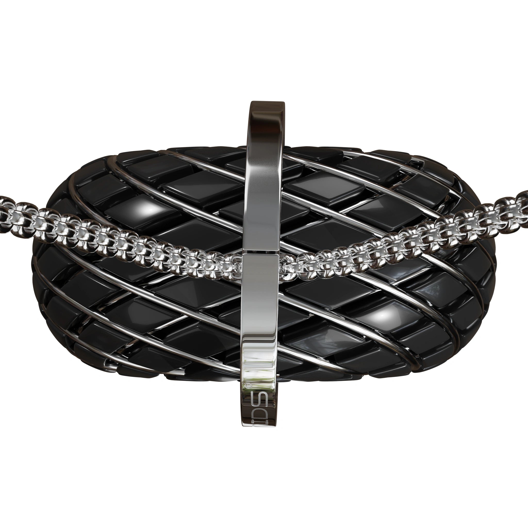 C60 Shungite - iTorus iZ Crystal Toroidal Pendant