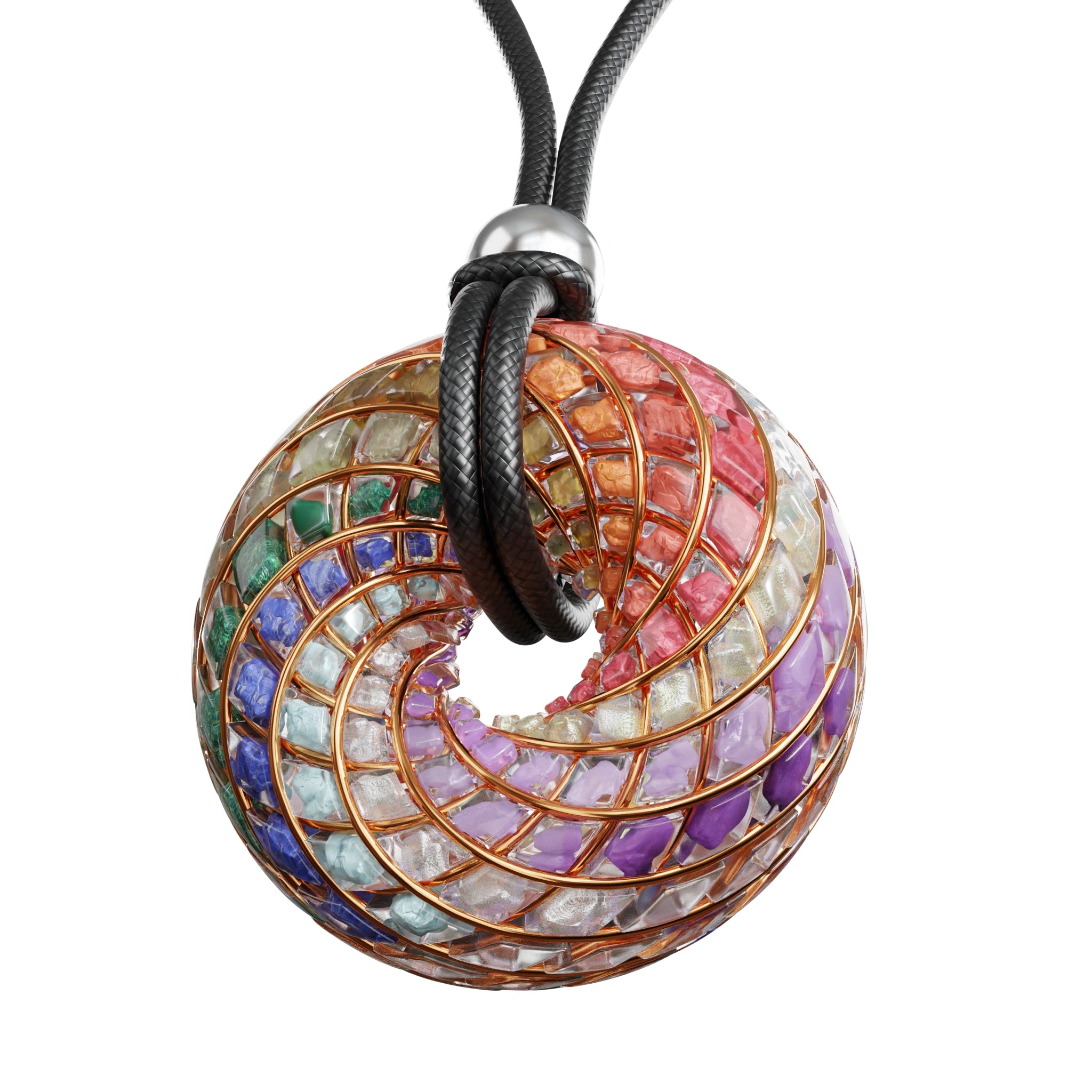 Full Spectrum iTorus iZ Crystal Toroidal Pendant