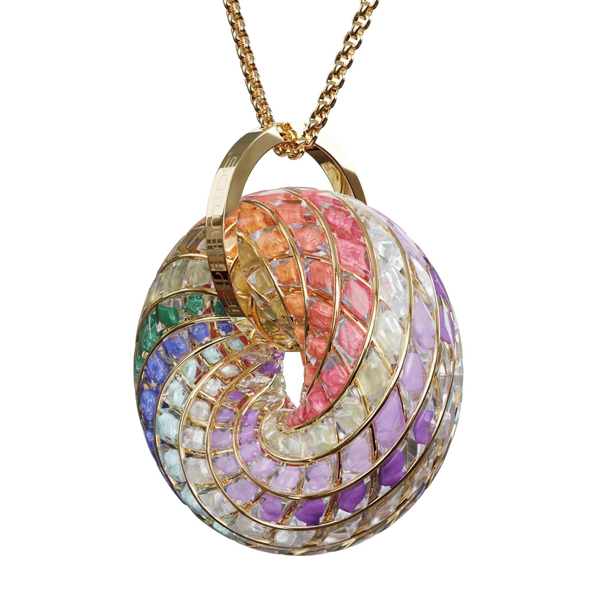 Full Spectrum iTorus iZ Crystal Toroidal Pendant