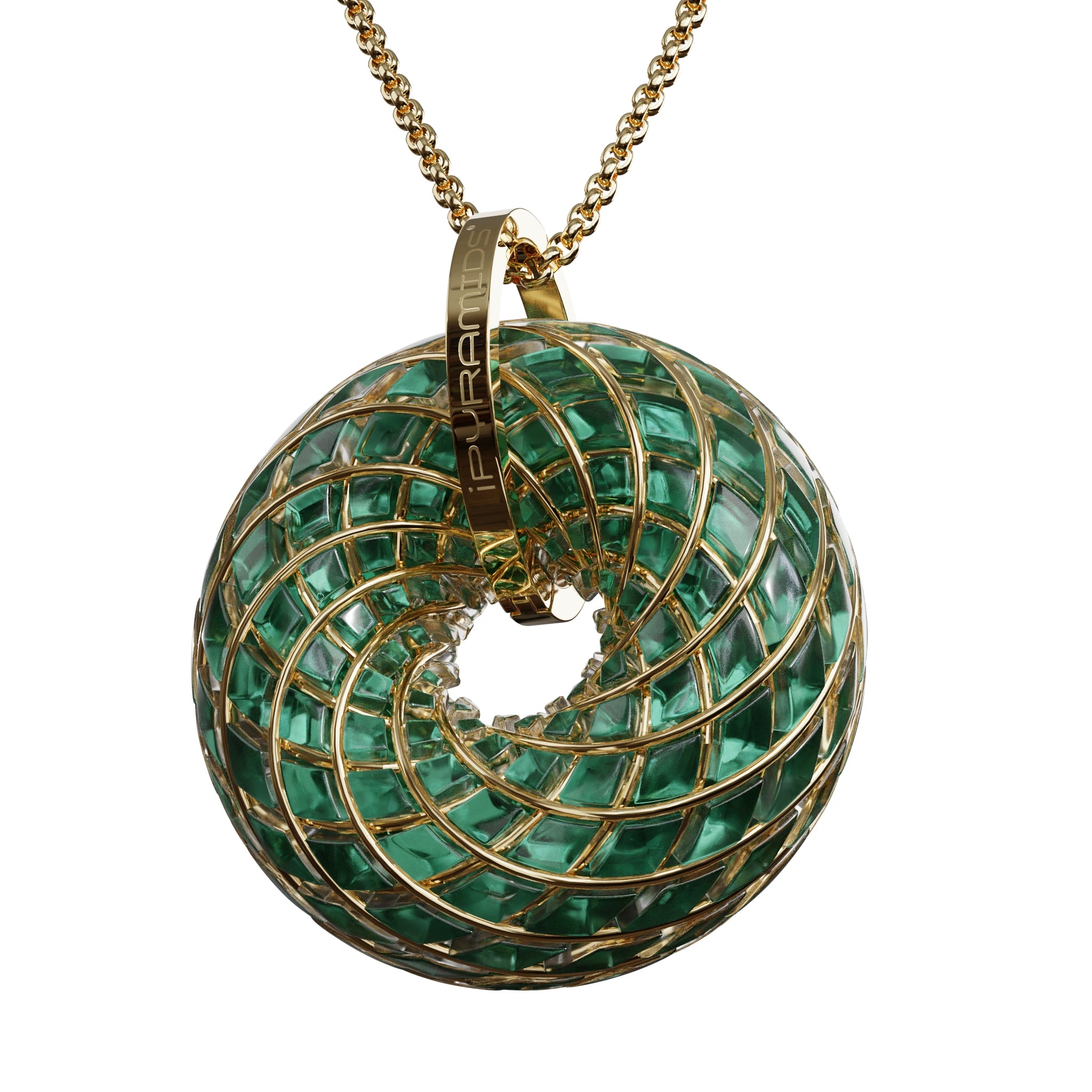 Heart Stone iTorus iZ Crystal Toroidal Pendant