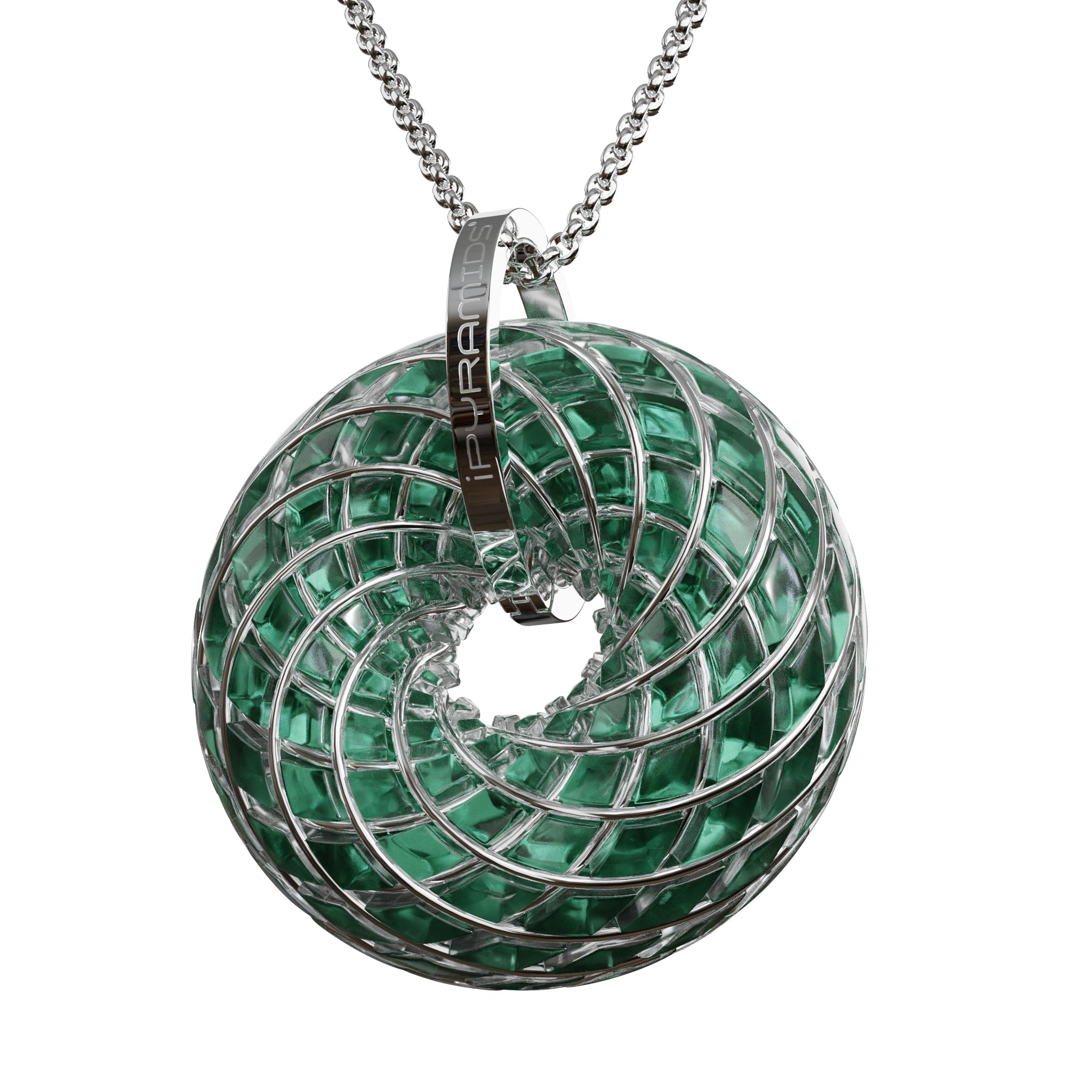 Heart Stone iTorus iZ Crystal Toroidal Pendant