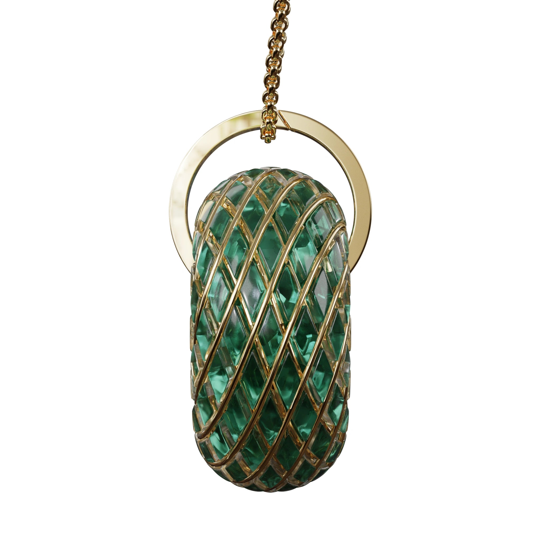 Heart Stone iTorus iZ Crystal Toroidal Pendant