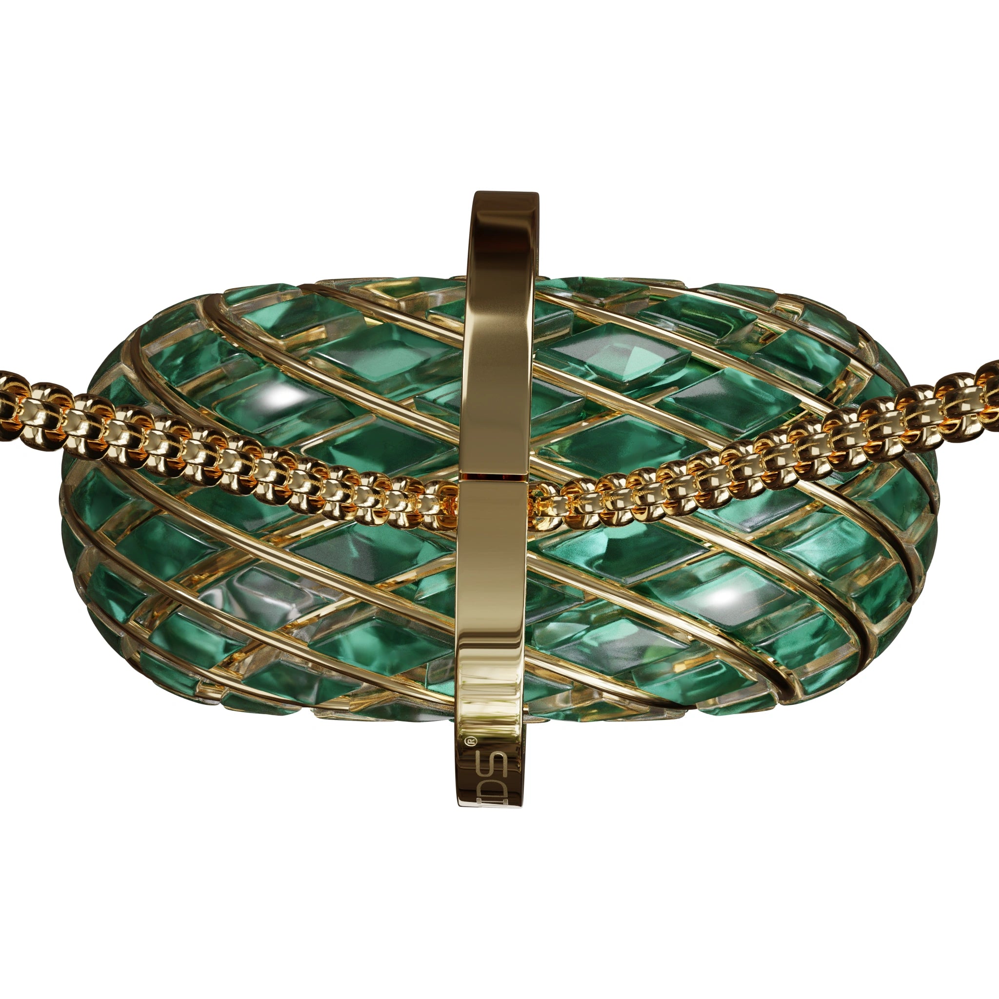 Heart Stone iTorus iZ Crystal Toroidal Pendant