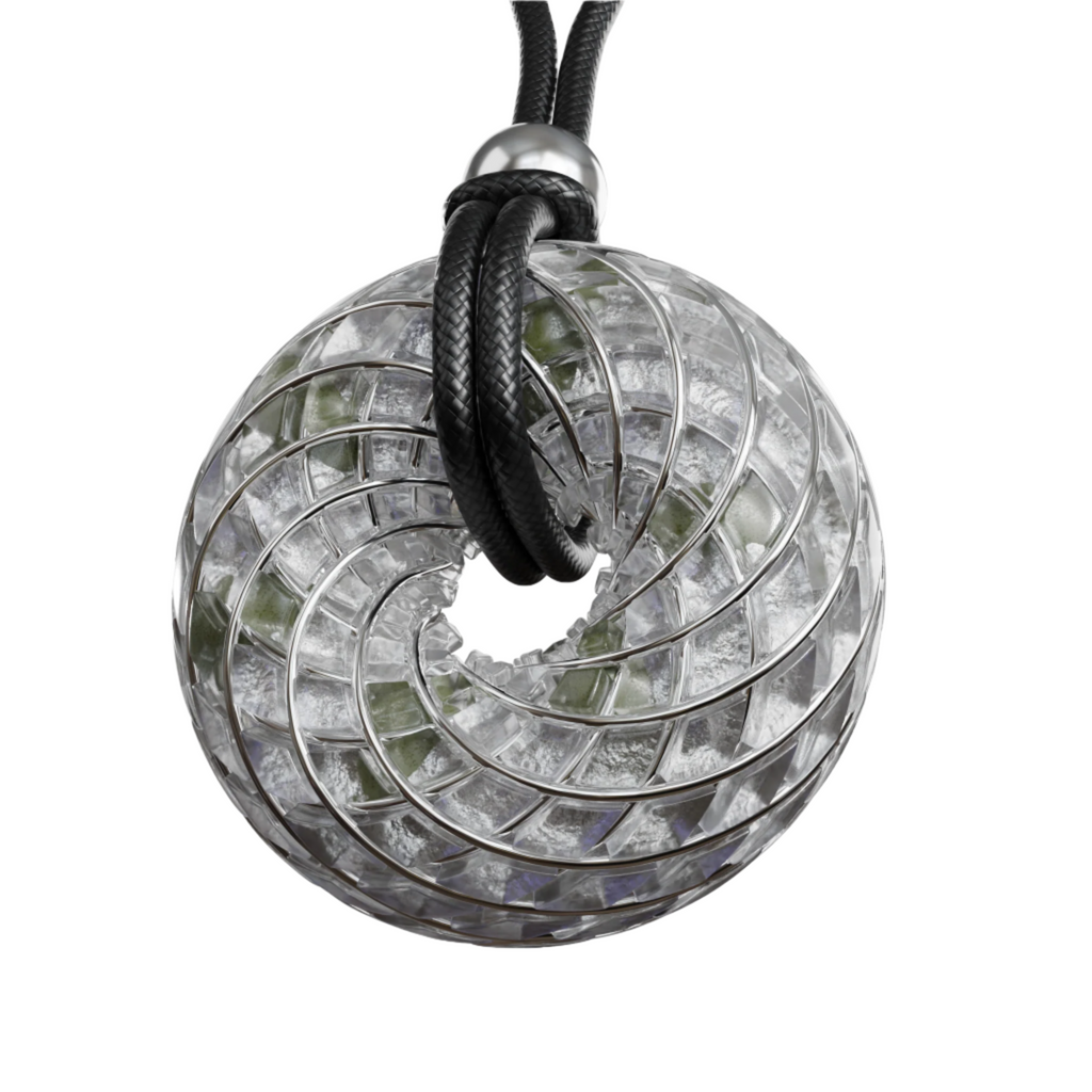 iTorus iZ Crystal Toroid Pendant for Energetic Balance - iPyramids