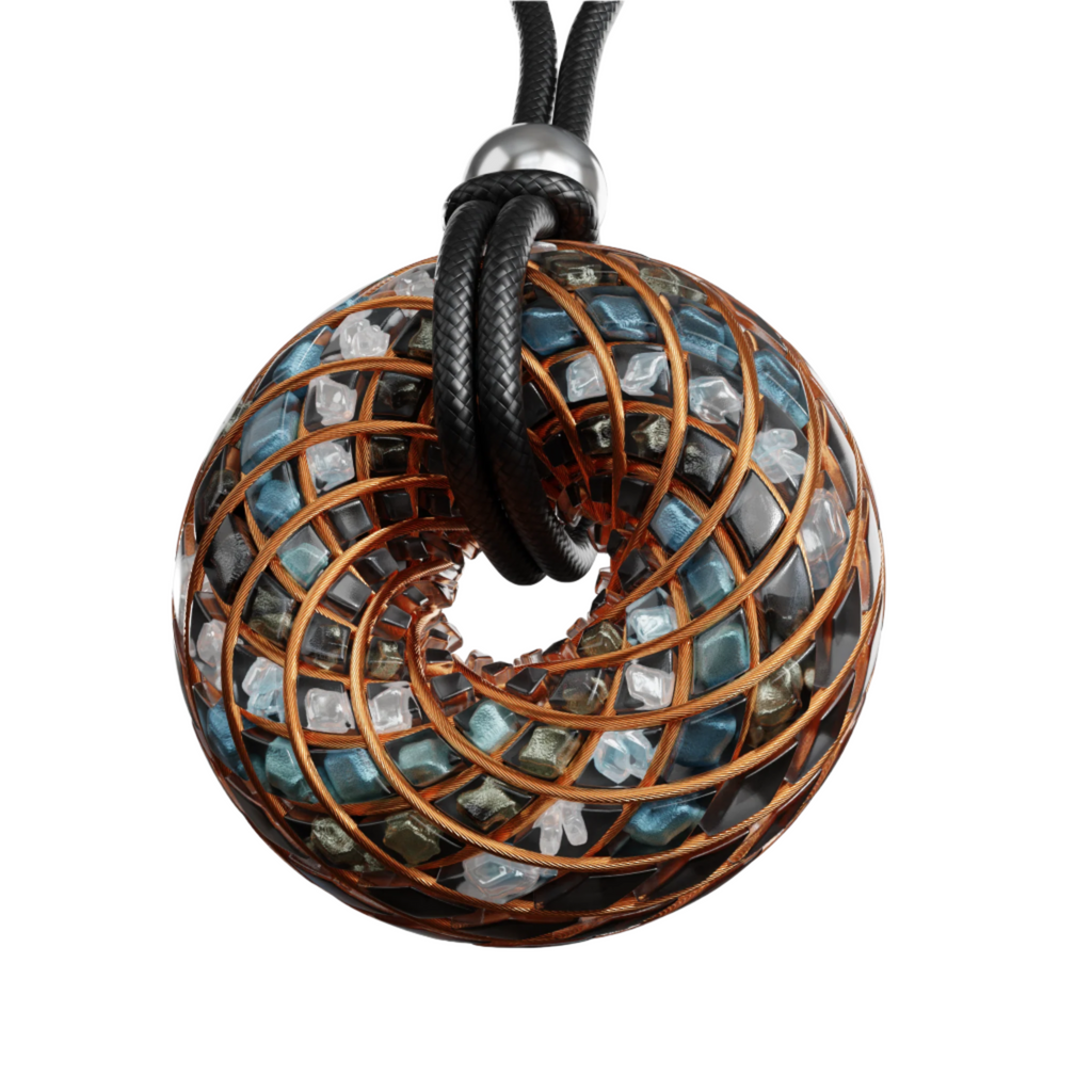 iTorus iZ Crystal Toroid Pendant for Energetic Balance - iPyramids