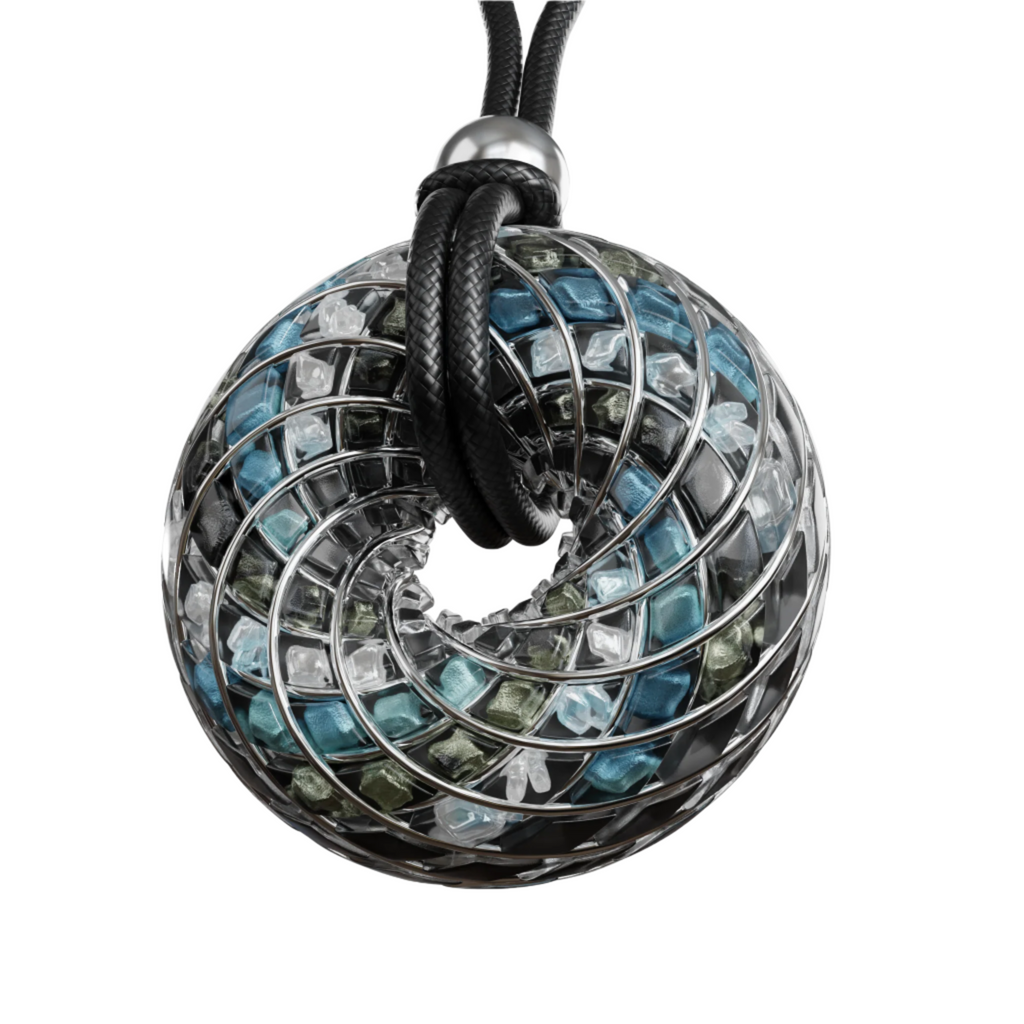 iTorus iZ Crystal Toroid Pendant for Energetic Balance - iPyramids