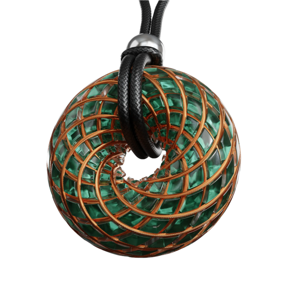 iTorus iZ Crystal Toroid Pendant for Energetic Balance - iPyramids