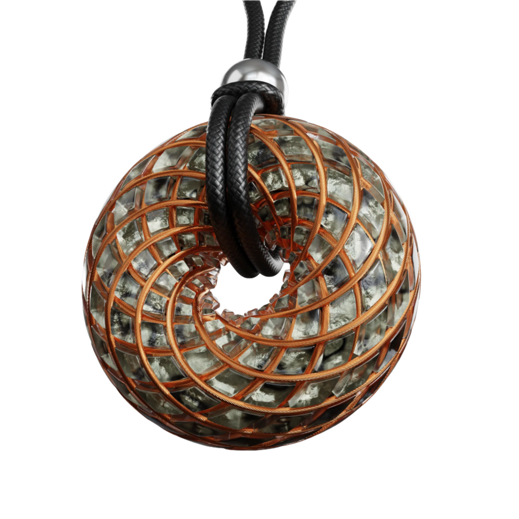 iTorus iZ Crystal Toroid Pendant for Energetic Balance - iPyramids