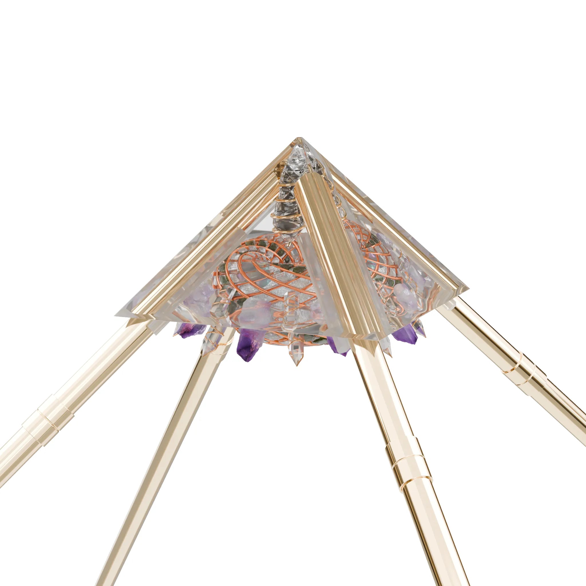 Moldavite and Angel Aura – iPyramids i5 Giza Quantum Vortex & Shield