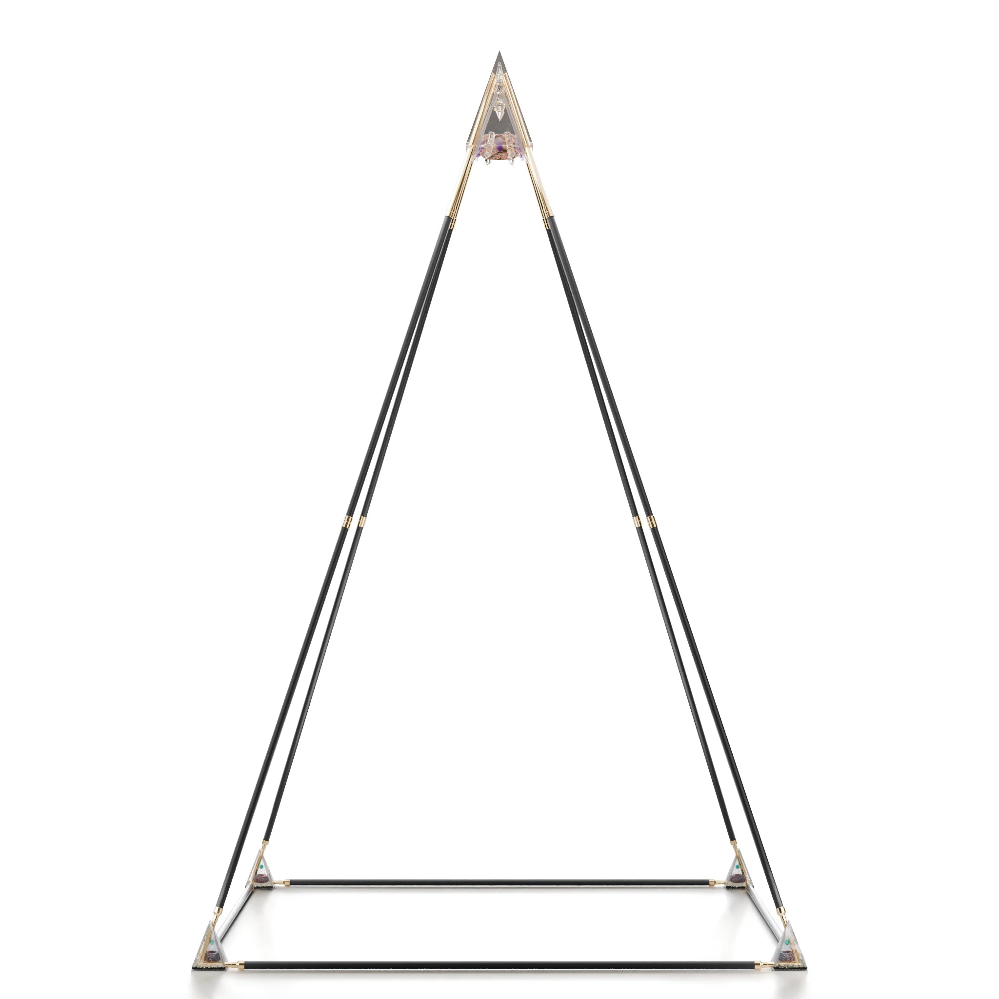 Moldavite and Angel Aura – iPyramids i5 Nubian Quantum Vortex & Shield