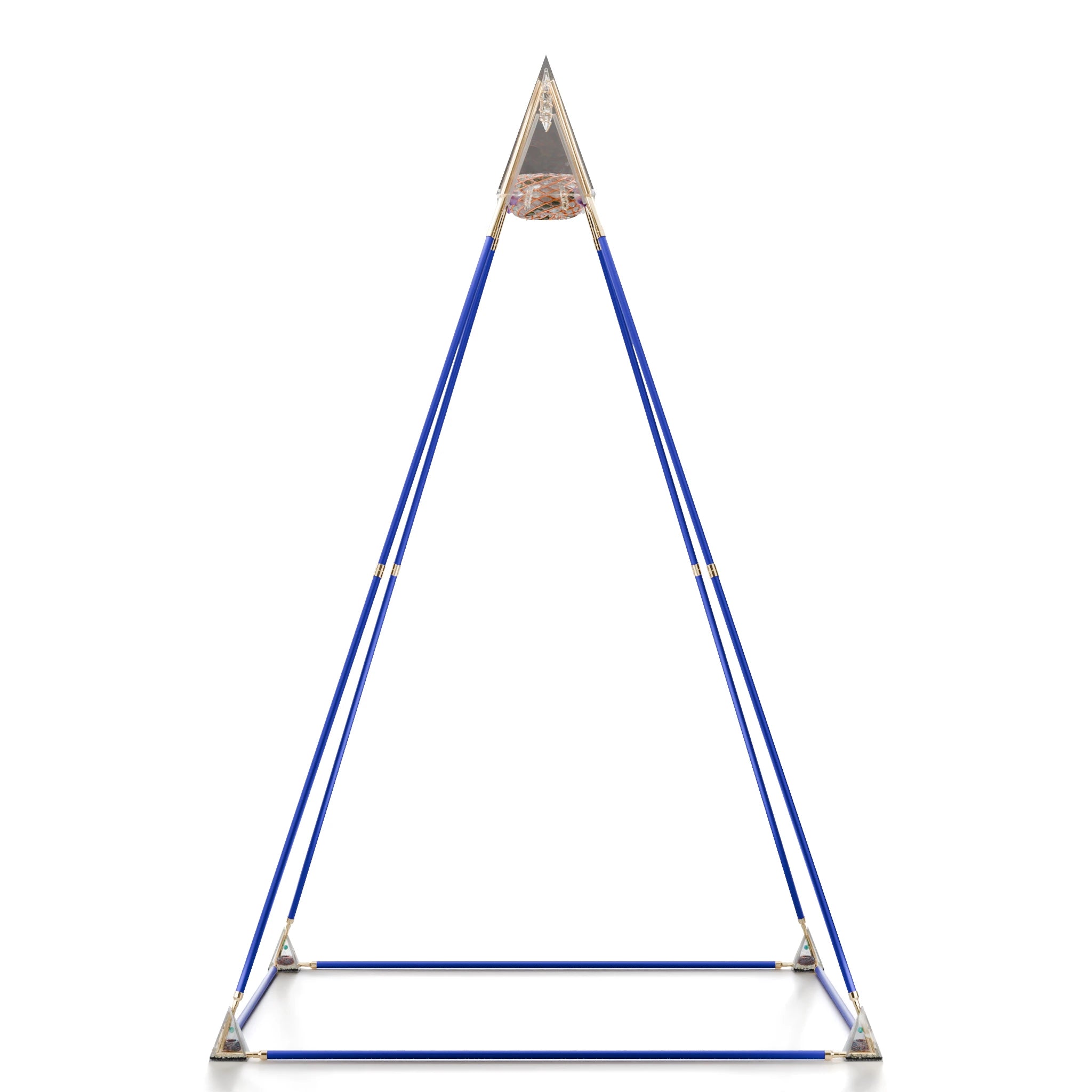 Moldavite and Angel Aura – iPyramids i9 Nubian Quantum Vortex & Shield