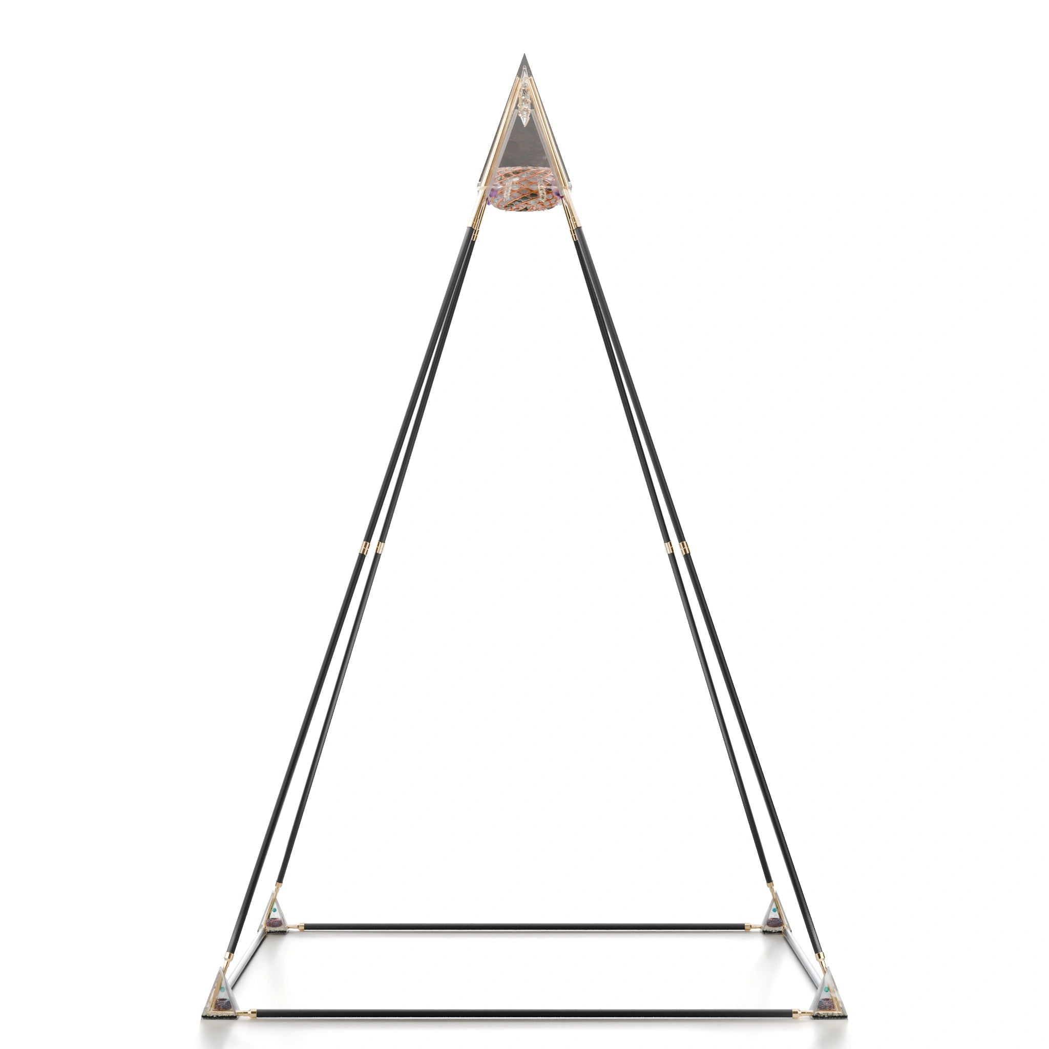 Moldavite and Angel Aura – iPyramids i9 Nubian Quantum Vortex & Shield