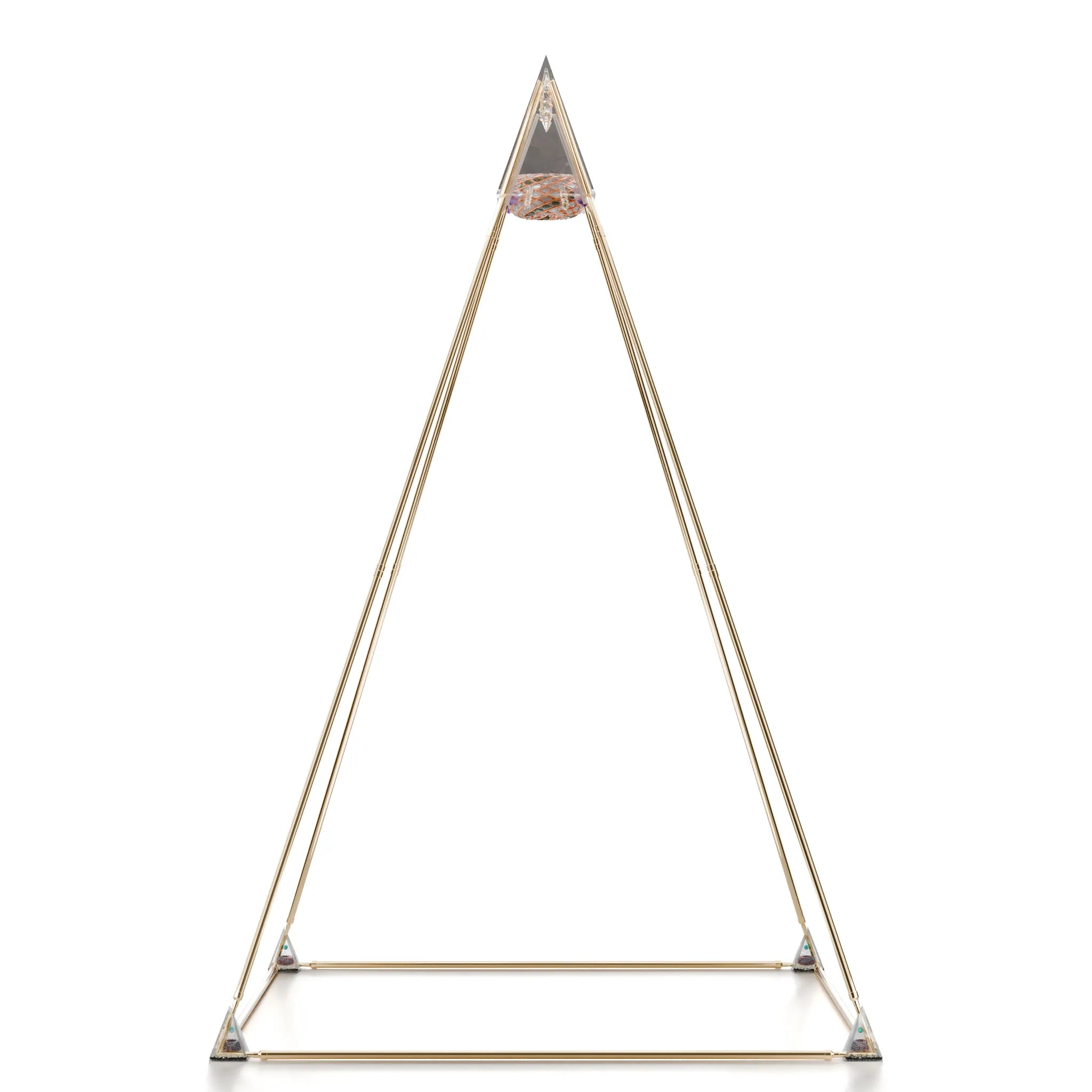 Moldavite and Angel Aura – iPyramids i9 Nubian Quantum Vortex & Shield