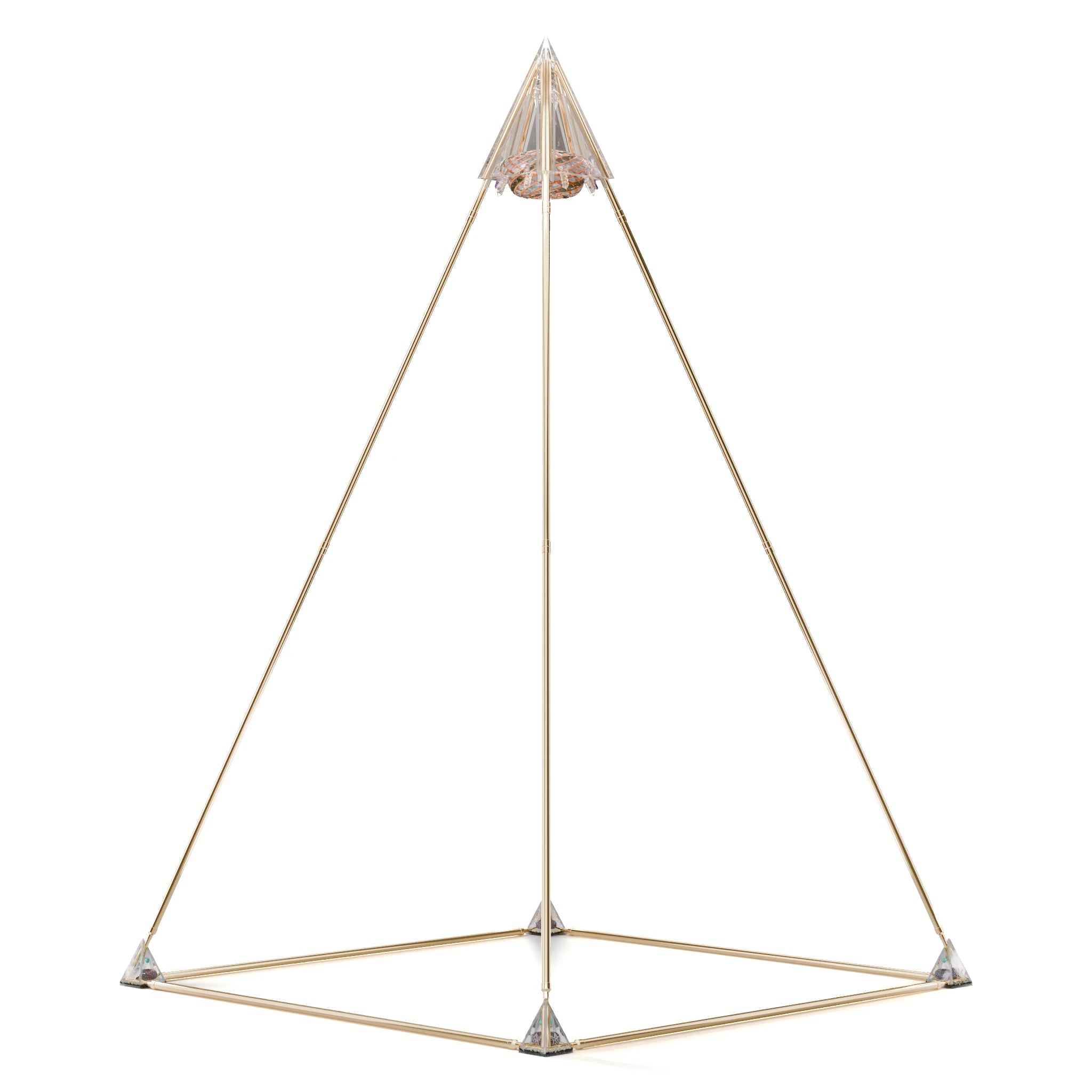 Moldavite and Angel Aura – iPyramids i9 Nubian Quantum Vortex & Shield