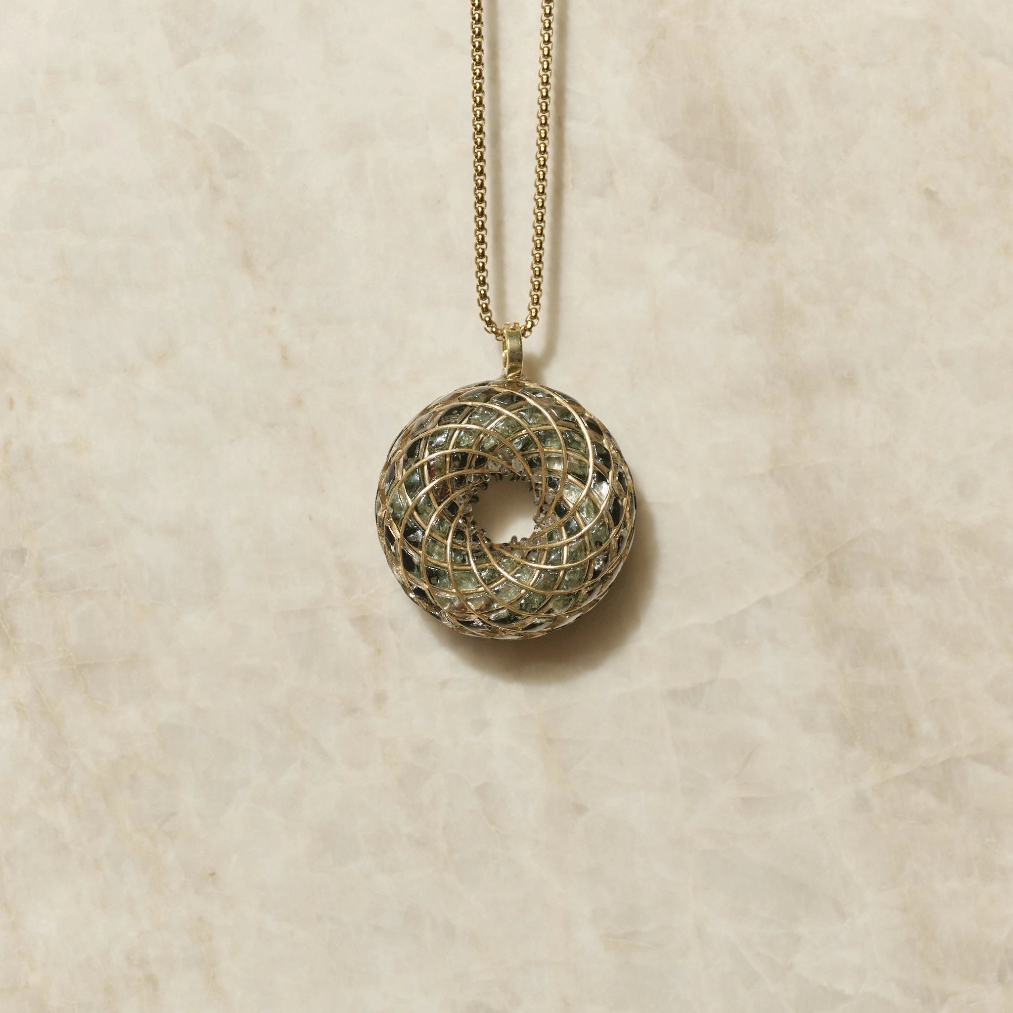 Seraphim iTorus iZ Crystal Toroidal Pendant