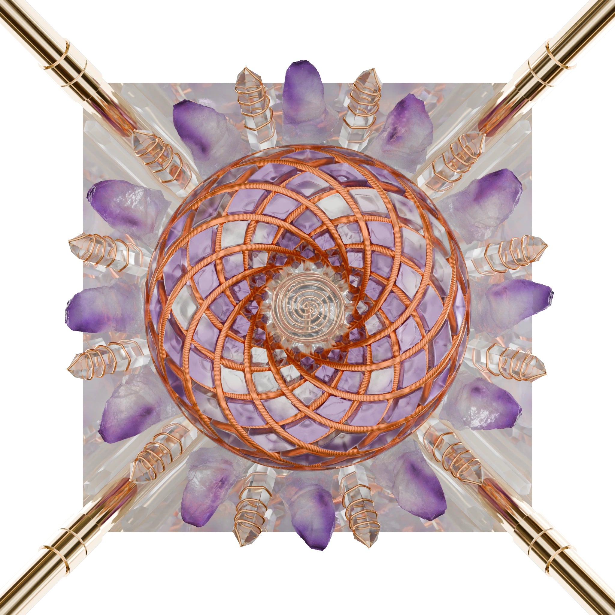 Violet Flame – iPyramids i9 Giza Cosmos Quantum Vortex & Shield
