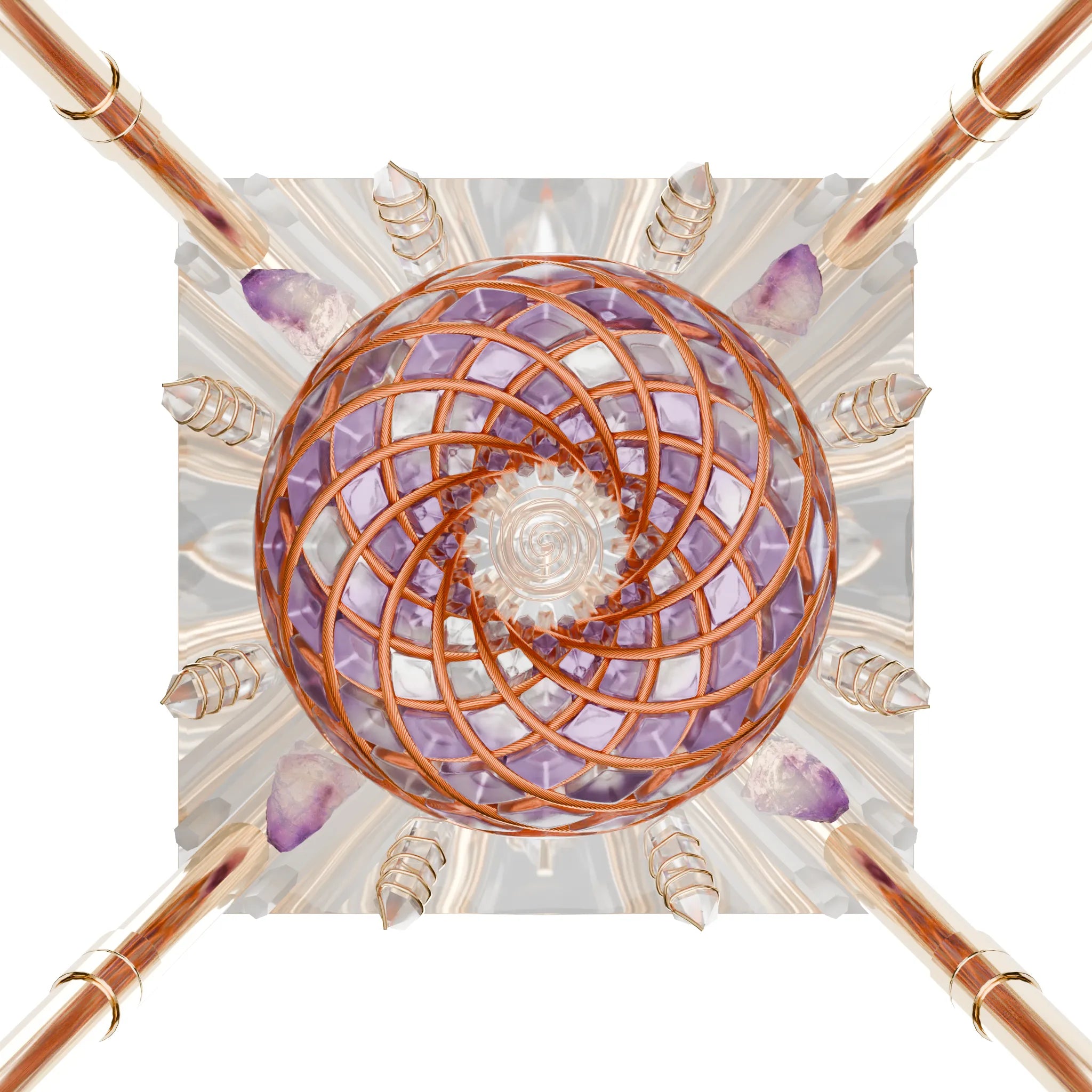 Violet Flame – iPyramids i9 Nubian Quantum Vortex & Shield